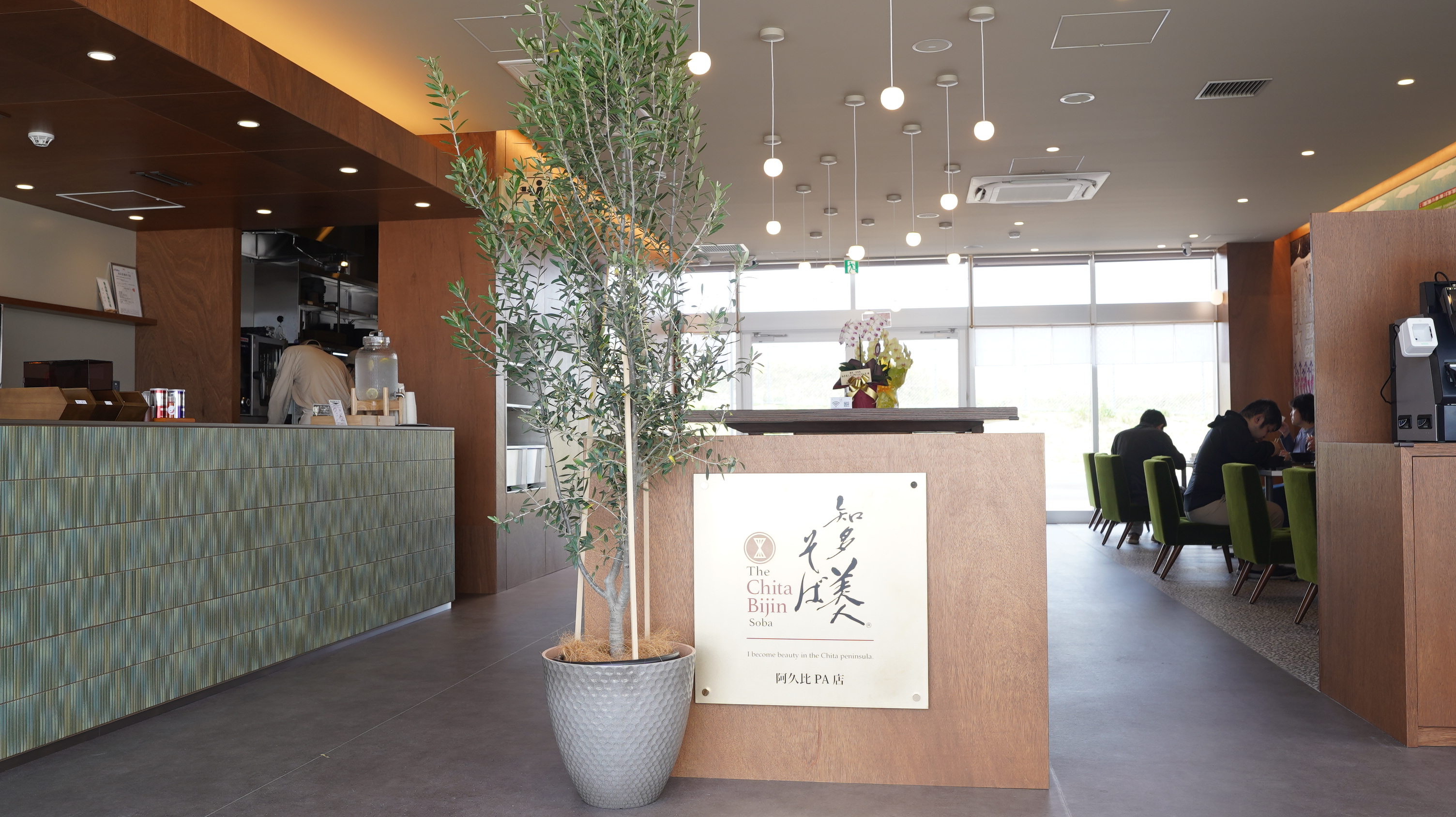 店内のカウンター